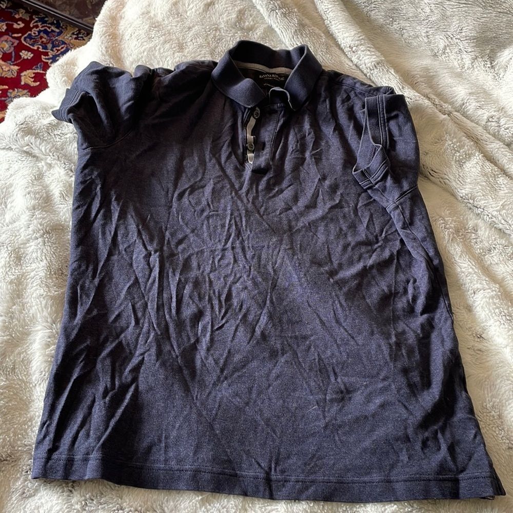 Banana republic men’s business casual polo top shirt